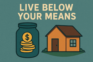 live below your means image