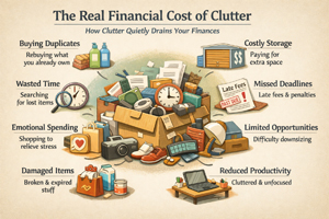 financial cost of clutter image