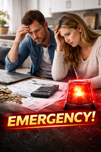 financial emergency image