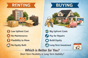 renting or buying a home image