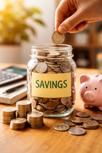 saving money image