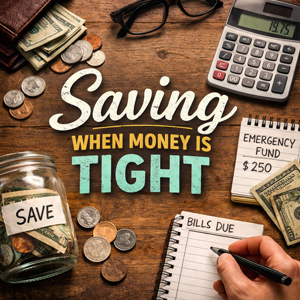 saving when money is tight image