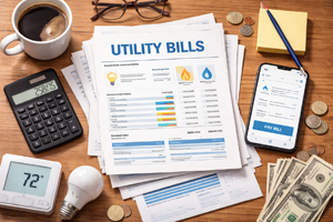 utility bills image