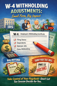 W-4 withholding form image