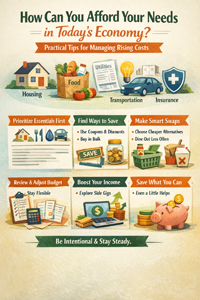 Affording your needs in today's economy image