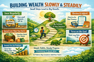 building wealth image