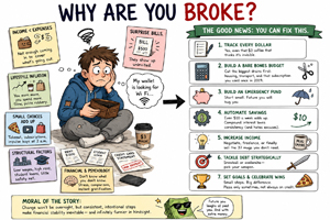why are you broke image