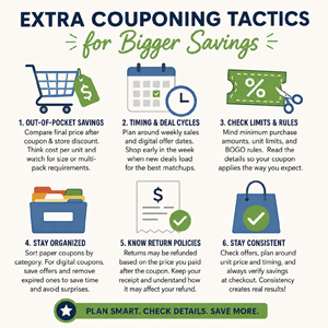 extra couponing tactics image