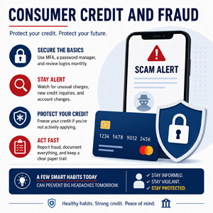 consumer credit and fraud image