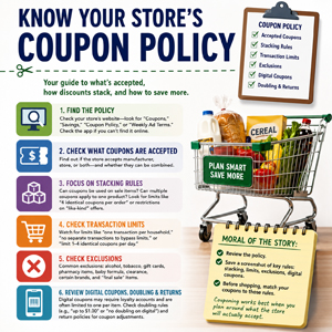 store's coupon policy image