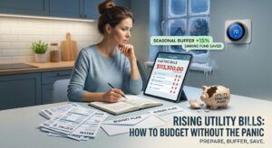 rising utility bills image