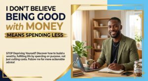 Being good with money doesn't mean spending less image