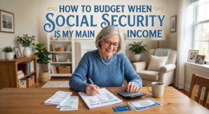 Budgeting when social security is my main income image
